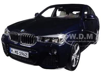 Bmw X4 (f26) Imperial Blue 1/18 Diecast Car Model By Paragon 97092 • $114.99