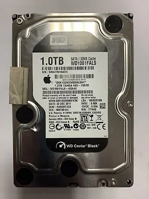 £35.99 • Buy Western Digital 1TB 3.5  SATA Hard Disk Drive Apple 655-1567D 1000GB WD Black