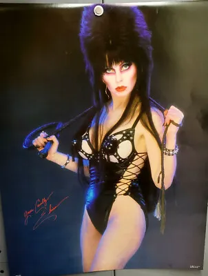 Original 1986 Elvira Mistress Of The Dark Cruely Yours Poster- 17 X22  Rolled! • $37.99