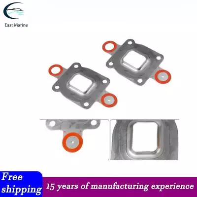 Exhaust Elbow Riser Gasket Dry Joint MerCruiser 27-864850A02 2PCS • $52.50