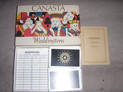 Waddingtons Canasta Vintage Card Game - Complete • £3.99