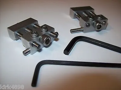 Set Of 2 Adjustable Low Profile Vise Stops With Wrenches Machinist Tool  • $19.95