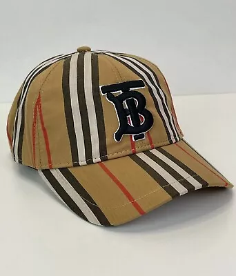 Free Shipping Burberry Monogram Motif Vintage Check Cotton Baseball Cap • $49.88