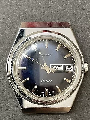 Vintage Timex Electric Wrist Watch 77851 26278 New Batt Runs Sold AS-IS • $34.99