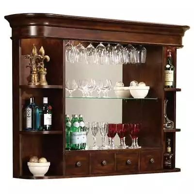 Howard Miller Niagara Bar Hutch Bar Furniture Rustic Cherry - 693007 • $2249