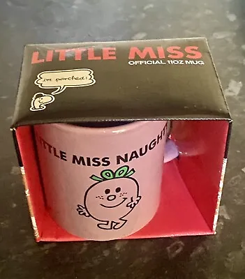 Mr Men Little Miss Naughty Mug Collectables Purple  New In Box • £4.99