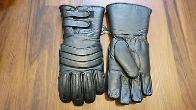 Thinsulate 3m Men Heavy Duty Leather Motocycle Gloves Sz.l • $42.99