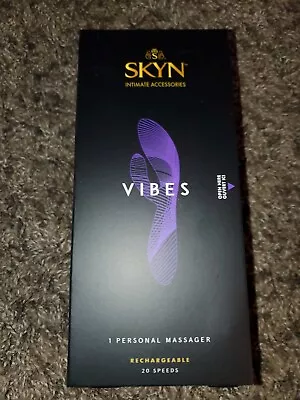 SKYN Vibes Premium Massager – Rechargeable Vibrating Massager With 20 Speeds • $13.99