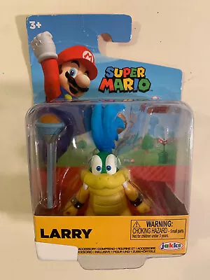 World Of Nintendo Super Mario Bros Larry Koopa 2.5  Figure Jakks Pacific 2022 • $8