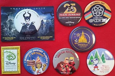 Rare Button Collection Marathon 25th Epcot 35th Shanghai Disney Grand Opening • $10