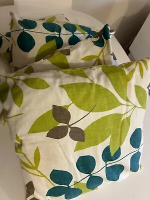 4 X 18” Homemade Dunelm Leaf Decorative Cushions • £19.50