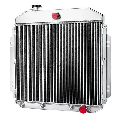 4 Rows Aluminum Radiator For 1957-1960 Ford F100 Chevy V8 Configuration CC5760CH • $199