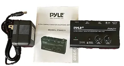 Pyle Audio Pha211 Ultra-Compact Monitor Headphone Amplifier • $14.99