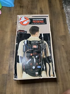 Ghostbusters Proton Pack Deluxe Replica W Wand Lights Sound SOLD OUT Damaged Box • $269.76