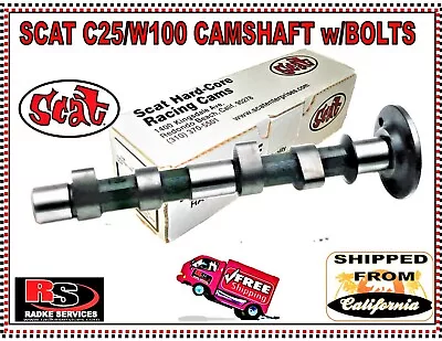 VW SCAT C25  W100 CAMSHAFT W/ BOLTS INCLUDED STREET OFF ROAD FROM RADKE  • $112