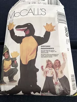 $7.50 • Buy 1980’s Costume Pattern For Gator, Frog Or Mermaid.  Mccalls 3809. Childs 2-4