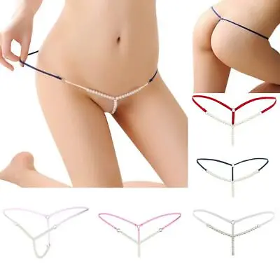 ☆USA☆ Sexy Women Lace Thong G-string Panties Lingerie Underwear Crotchles T-back • $6.75