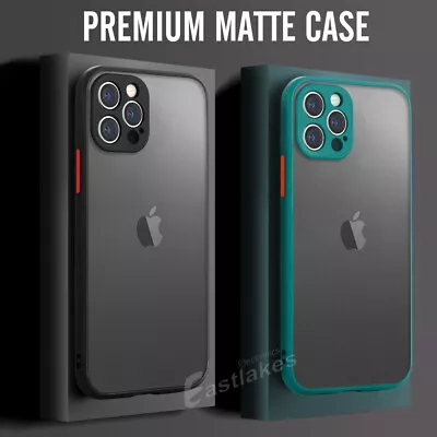 Shockproof Armor Matte Case Cover For IPhone 15 14 Pro 13 12 11 Pro Max XR PLUS • $7.85