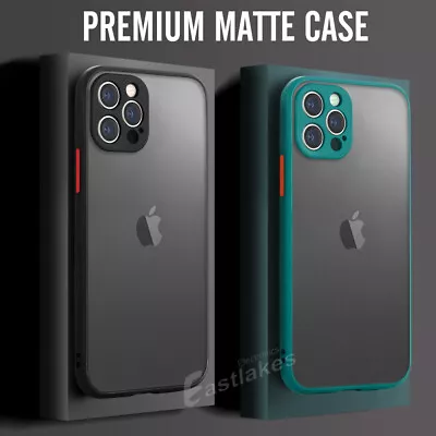 $7.85 • Buy Shockproof Armor Matte Case Cover For IPhone 15 14 Pro 13 12 11 Pro Max XR PLUS