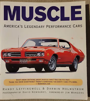Muscle: America's Legendary Performance Cars By Leffingwell  Paperback • $9.92