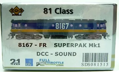 SDS 81 Class 8167 Freight Rail Superpak Mk1 DCC Sound SUIT AUSCISION • $441.75