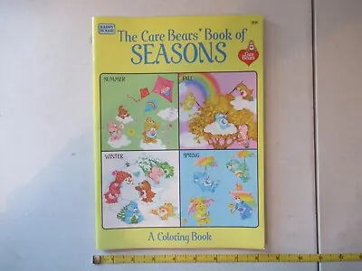 Care Bears Vintage  Book Of Seasons  Coloring Book NEW UNUSED • $25