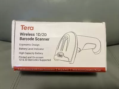 Tera 1D/2D And QR Wireless Or Wired Barcode Scanner Compact Plug Model D5100 • $22.99