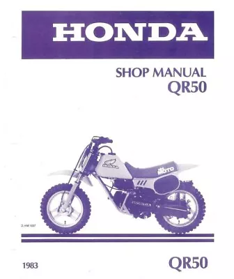 Download Honda QR 50 Workshop Manual • £6.85