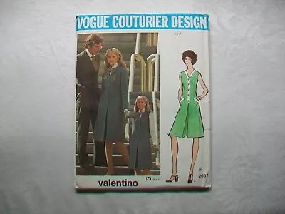 Vogue Couturier Design Valentino Pattern Dress Jacket Blouse #2667 Sz 8 Vintage • $14.99