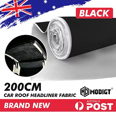 32.29sq.ft CarHeadliner Cloth Upholstery Synthetic Foam Backed Roof Lining Auto • $43.51