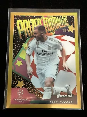 2020 Topps Finest - Eden Hazard /50 Prized Footballers Real Madrid • £8