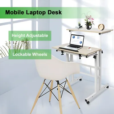 Computer Desk Laptop Pc Study Table Home Office Desk Furniture Shelf Workstation • £32.80