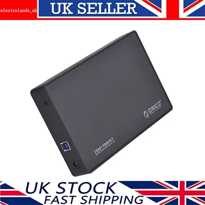 £22.75 • Buy ORICO 3.5 Inch USB 3.0 To SATA III HDD Hard Drive Enclosure Caddy Case 6 Gbps BK