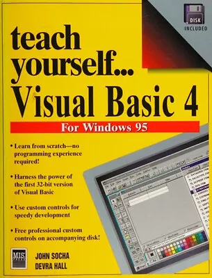 Teach Yourself...Visual Basic 4.0 For Windows 95 John Hall Devr • $8.98