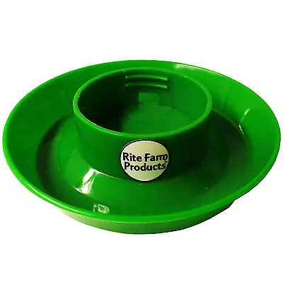 Green Rite Farm Products Waterer Base For Poly/glass Quart Jar Poultry Chicken • $6.19