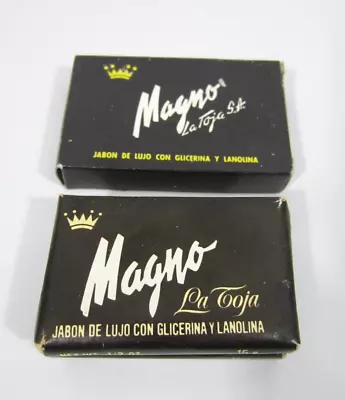 Magno La Toga VTG 70s Hotel Travel Bar Soap NOS La Coruna Spain Lot Of 3 • $7.99