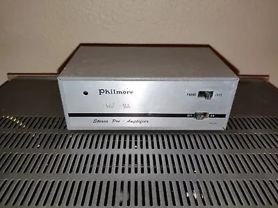 Philmore Vintage Pre3000 Solid State Stereo Pre-amplifier Tested Working • $39