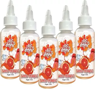 Blood Orange Combo Pack Of 5 Flavoured Syrup For CocktailsMocktail- 60ml Bottle • £16.90