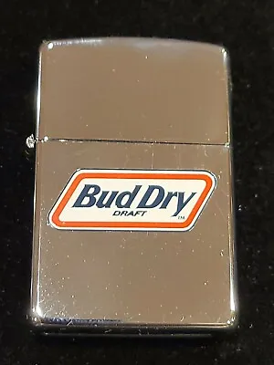 $59.95 • Buy  Zippo Lighter 1993 Advertising Bud Dry Draft Beer New Budweiser Busch UNFIRED 