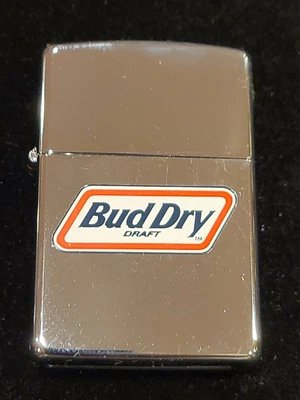 $59.95 • Buy  Zippo Lighter 1993 Advertising Bud Dry Draft Beer New Budweiser Busch UNFIRED 