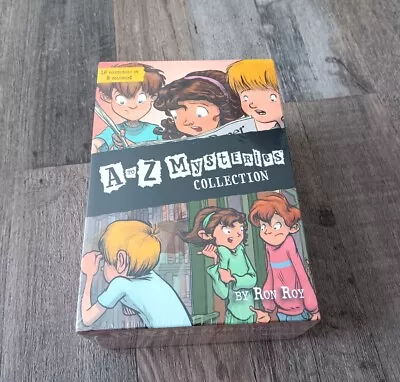 A To Z MYSTERIES COLLECTION: 8 Volume Box Set Kids Children School By Ron Roy • $37.99