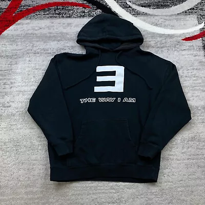 Eminem The Way I Am Hoodie Large Black White Slim Shady Marshall Concert Tour • $38.77