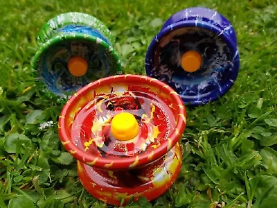 Metal Dragon YoYo Toy Gift Aluminum Kids Ball Bearing String Trick Stocking UK • £4.49