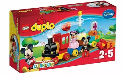 $99 • Buy Lego 10597 Duplo Disney Mickey And Minnie Birthday Parade Train