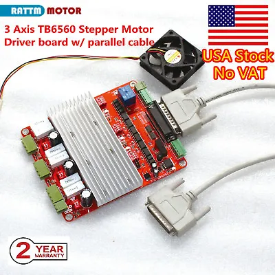 【US Stock】3 Axis TB6560 CNC Controller Stepper Motor Driver Board For CNC Router • $35