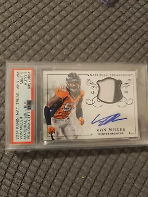 2014 National Treasures Auto & Patch Von Miller 1/4 • $150