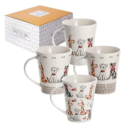 Dog Mug Set Mugs Cups Coffee Tea Ceramic Dogs Themed Gift Animal Lovers Owners • £19.99