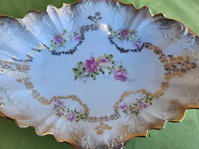 C. T. Of Germany Diamond Shaped Porcelain Bowl. Circa 1875-1909.  N.N.  70806 X • $29.99