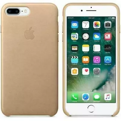 Genuine Apple IPhone 7 / 8 Plus Leather Back Case Official • £12.99