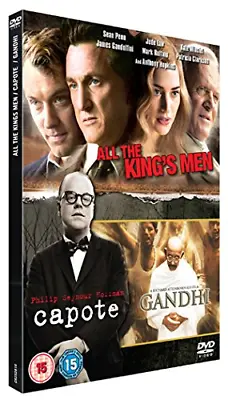 Capote / All The King's Men / Gandhi DVD Drama (2007) Philip Seymour Hoffman • £2.12